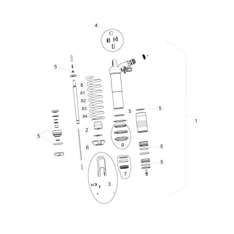Beta RR350 14 Schwingarm - Federbein 2 Ersatzteile Beta RR350 14 Schwingarm - Federbein 2 Ersatzteile