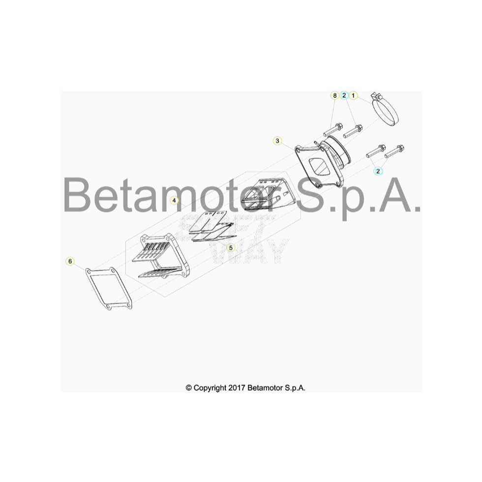 Beta RR250 19 Motorgehäuse 3 Ersatzteile