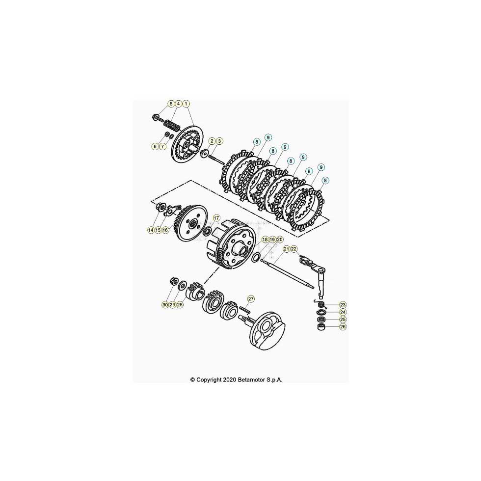 Beta RR125 LC 4T 20 Primärtrieb/Kupplung Ersatzteile Beta RR125 LC 4T 20 Primärtrieb/Kupplung Ersatzteile
