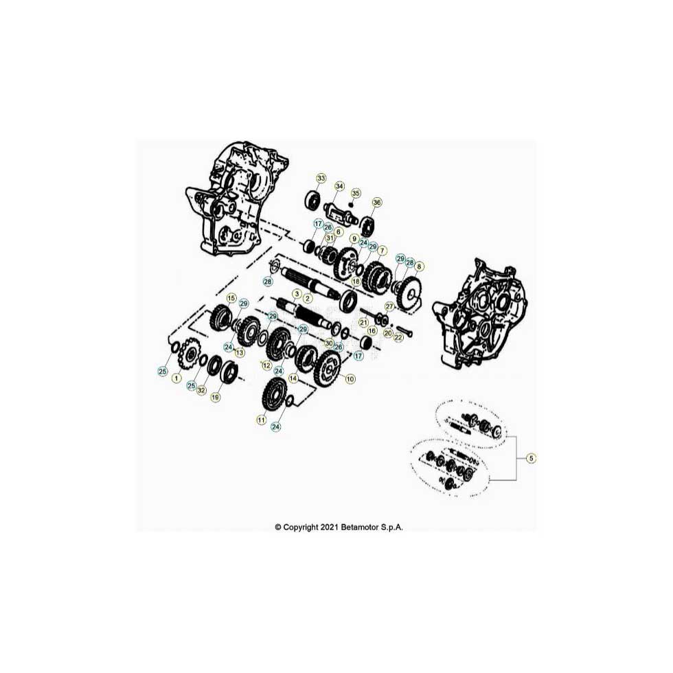 Beta RR50 23 Getriebe Ersatzteile