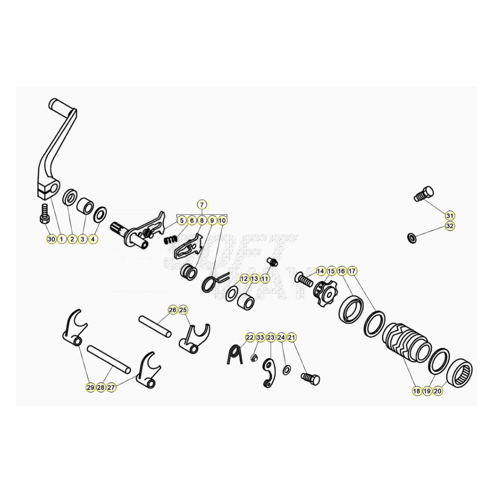 Beta EVO125 25 Schaltung Ersatzteile Beta EVO125 25 Schaltung Ersatzteile