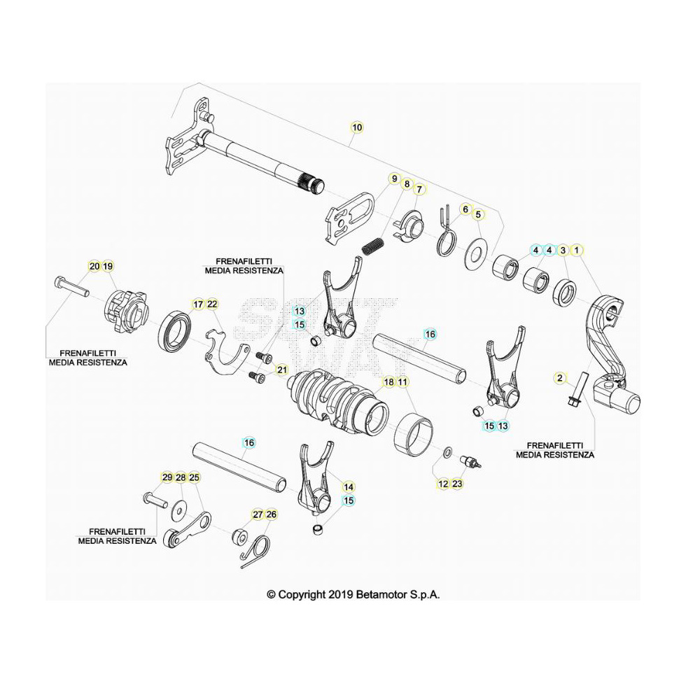 Beta RR390 20 Schaltung Ersatzteile