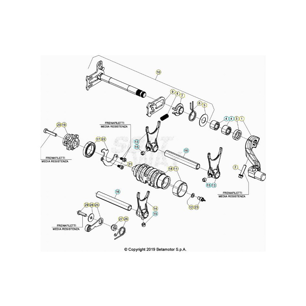 Beta RR390 24 Schaltung Ersatzteile