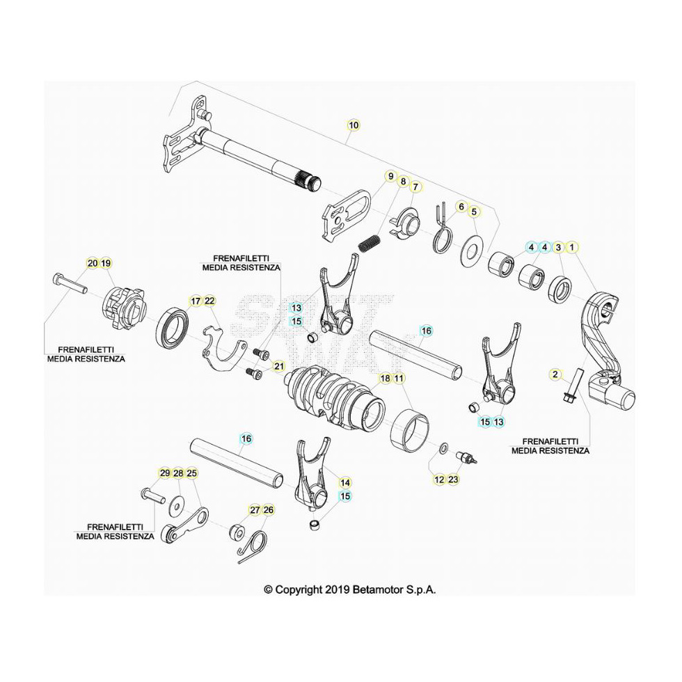 Beta RR430 22 Schaltung Ersatzteile