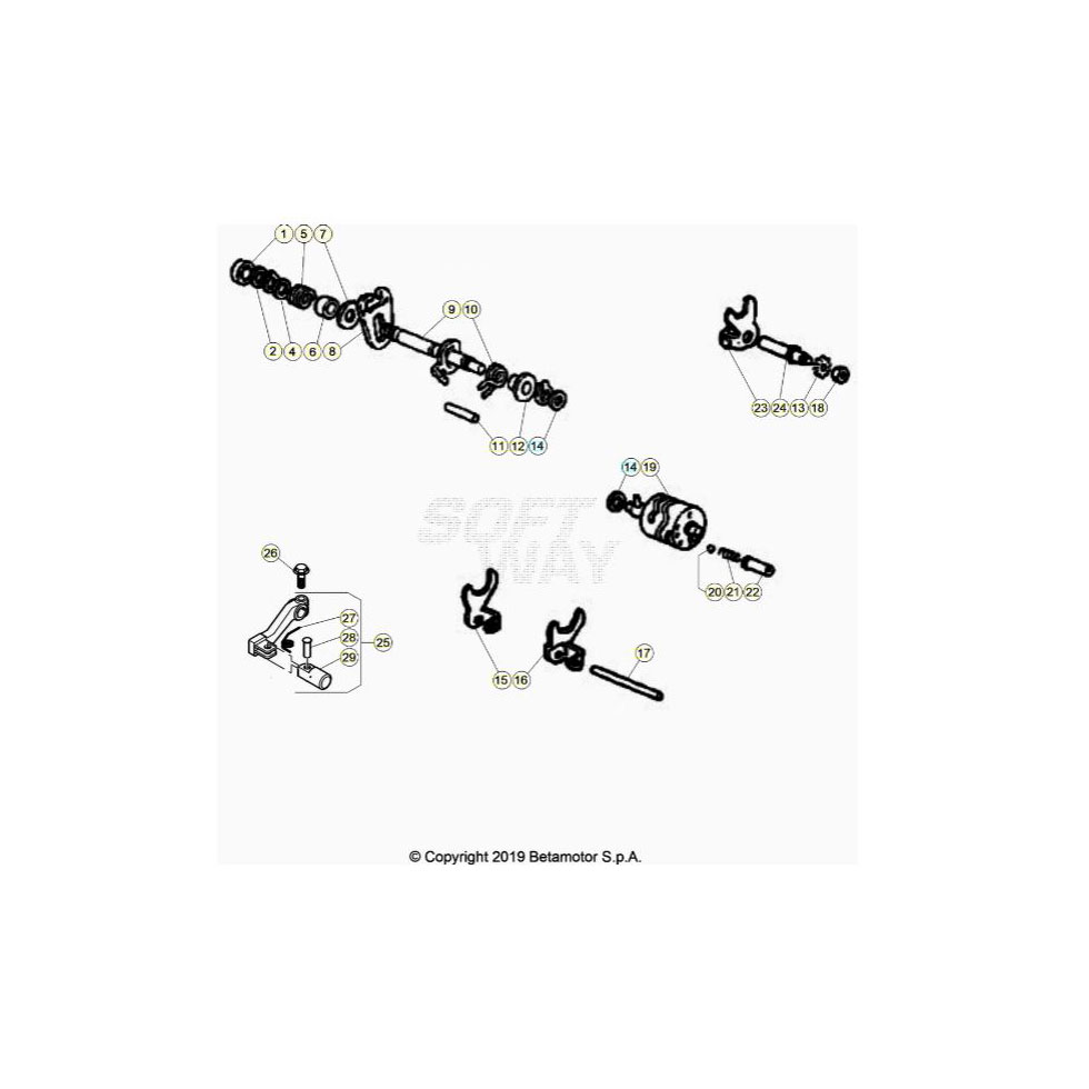 Beta RR50 20 Schaltung Ersatzteile