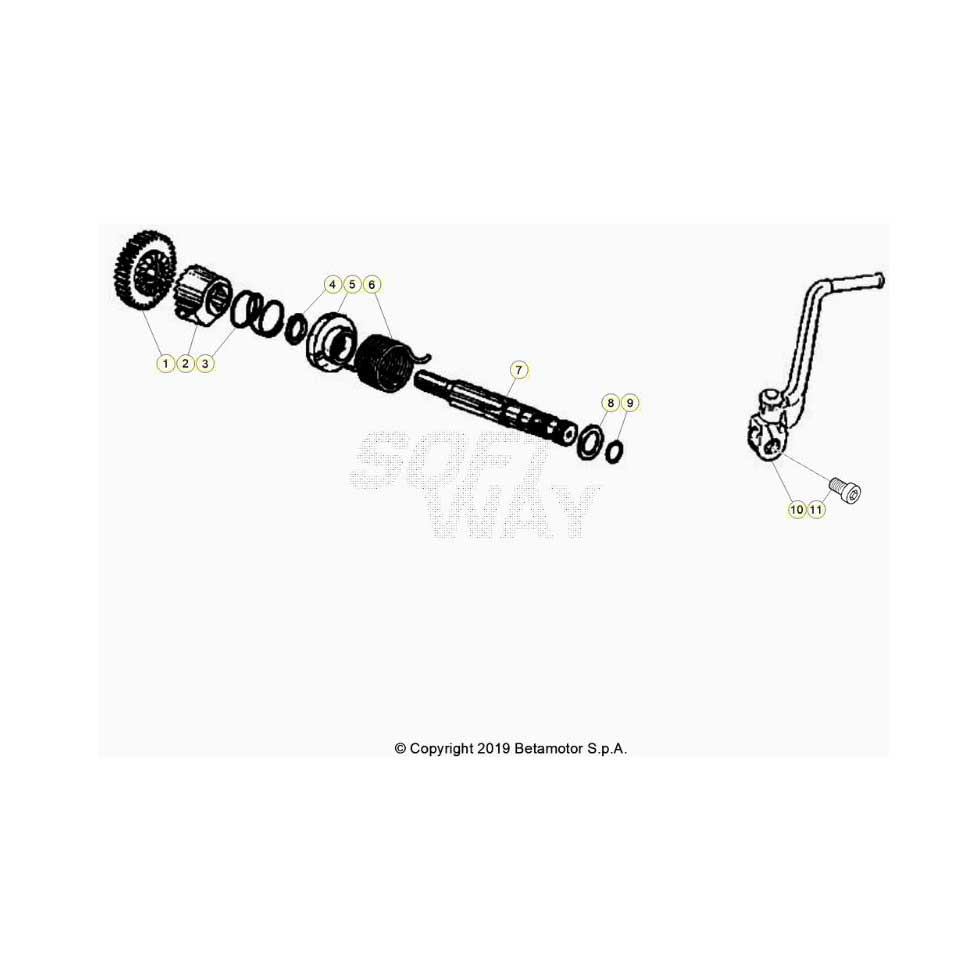 Beta RR50 Street Track 20 Kickstarter Ersatzteile Beta RR50 Street Track 20 Kickstarter Ersatzteile