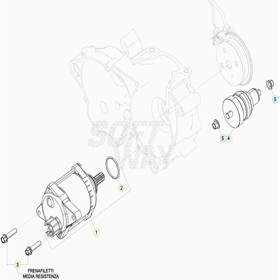 Beta RR300 20 Elektrostarter Ersatzteile