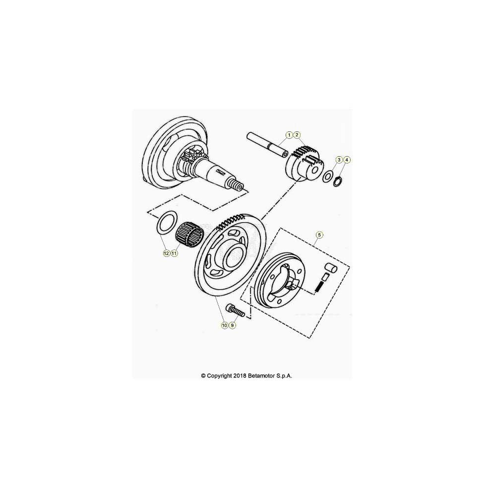 Beta RR125 LC 4T 20 Elektrostarter Ersatzteile
