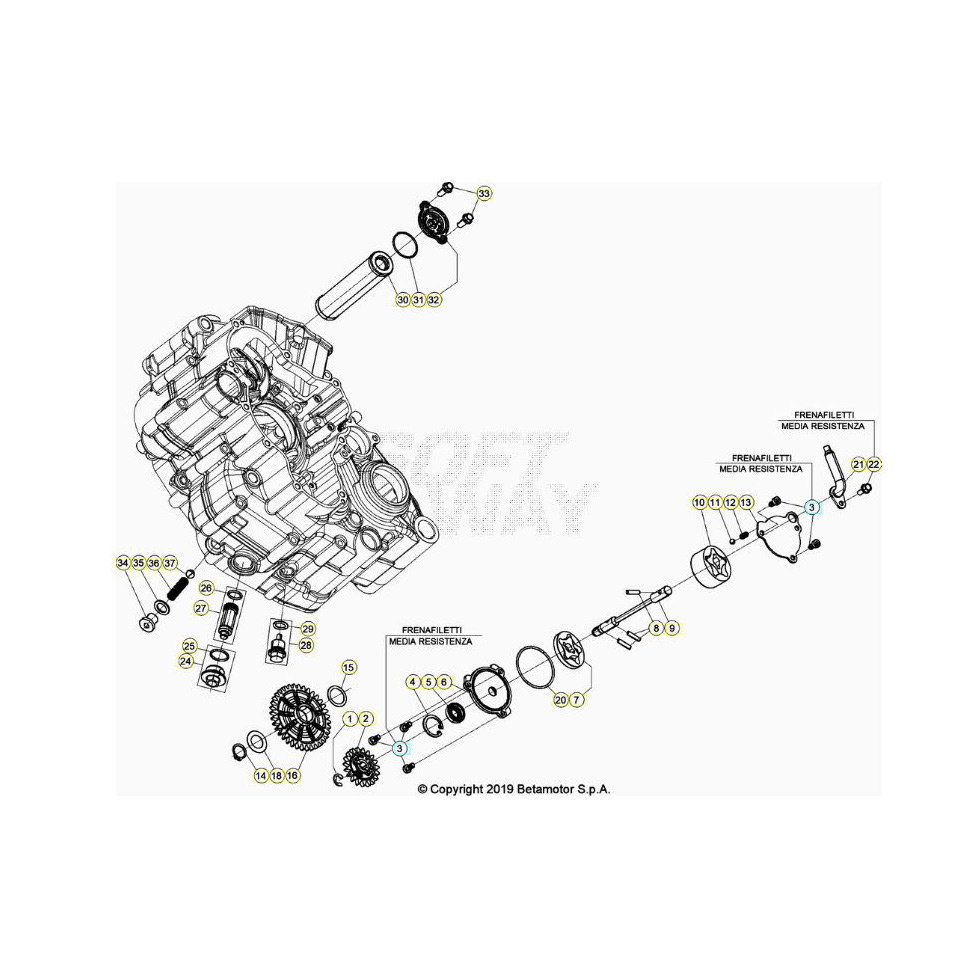 Beta RR390 23 Schmiersystem Ersatzteile Beta RR390 23 Schmiersystem Ersatzteile