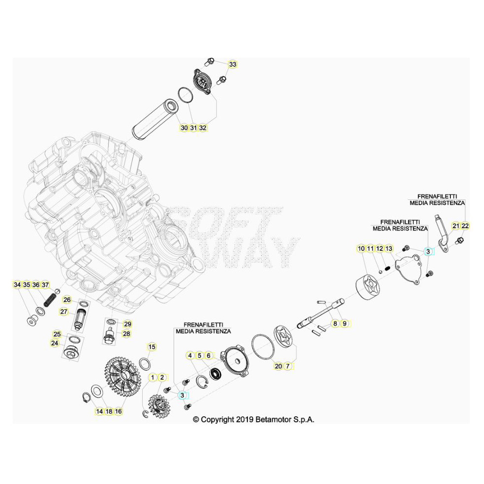 Beta RR480 24 Schmiersystem Ersatzteile