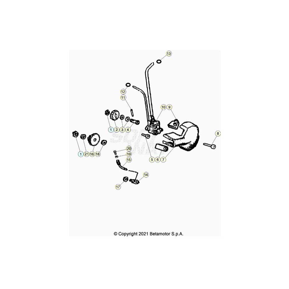 Beta RR50 Street 21 Schmiersystem Ersatzteile Beta RR50 Street 21 Schmiersystem Ersatzteile