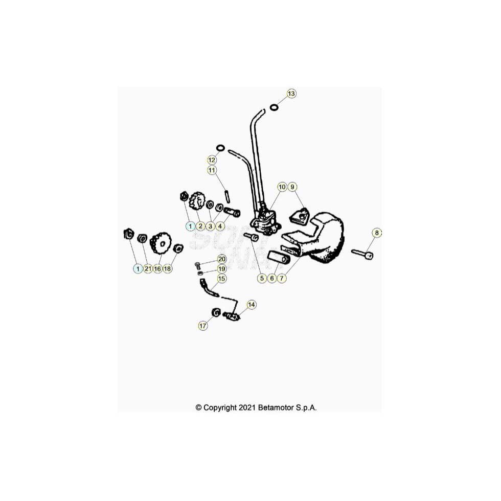 Beta RR50 Sport 21 Schmiersystem Ersatzteile Beta RR50 Sport 21 Schmiersystem Ersatzteile