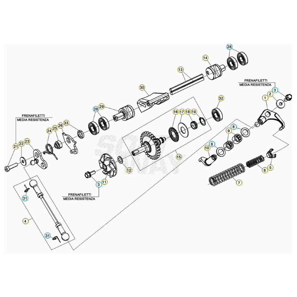 Beta RR125 21 Kühlsystem Ersatzteile