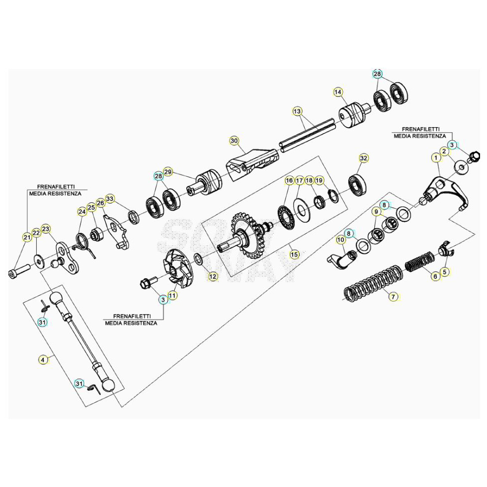 Beta RR200 20 Kühlsystem Ersatzteile