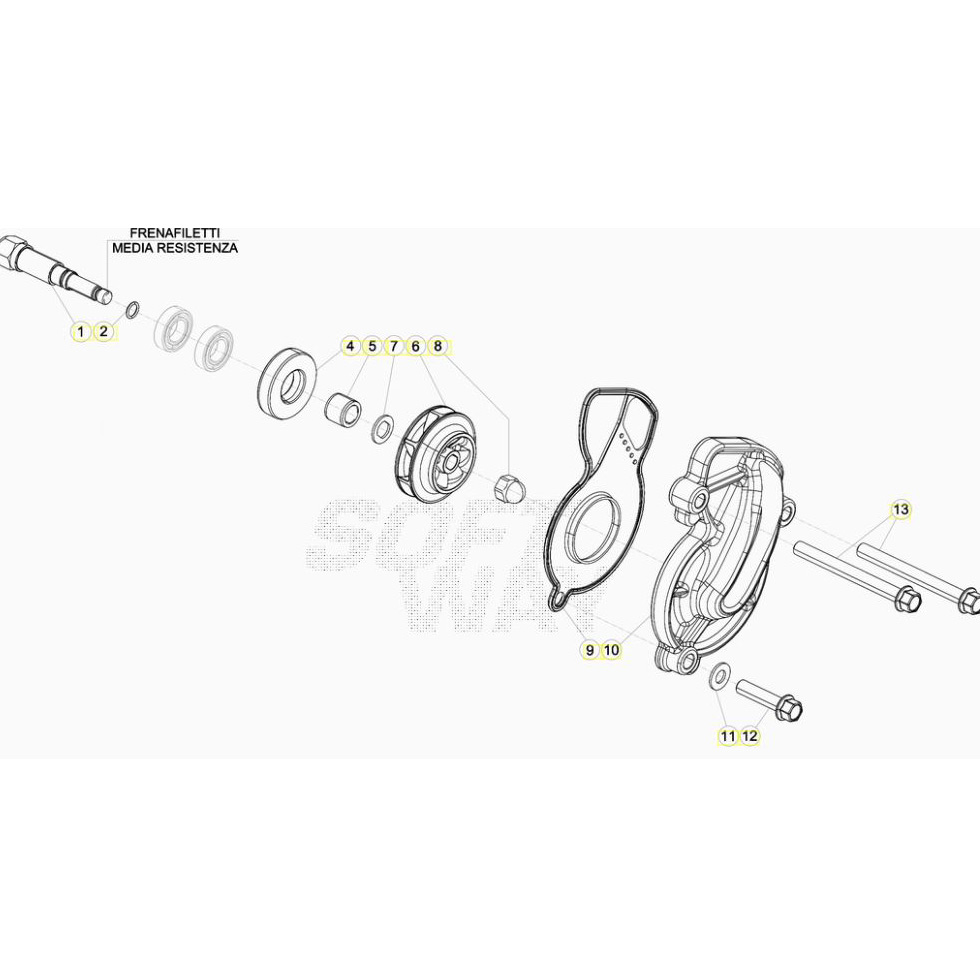 Beta RR390 20 Kühlsystem Ersatzteile