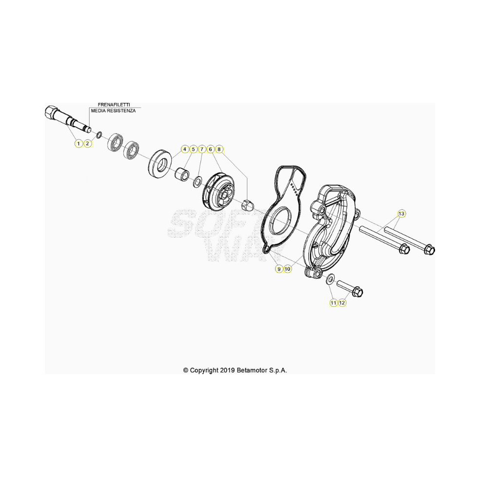 Beta RR390 23 Kühlsystem Ersatzteile