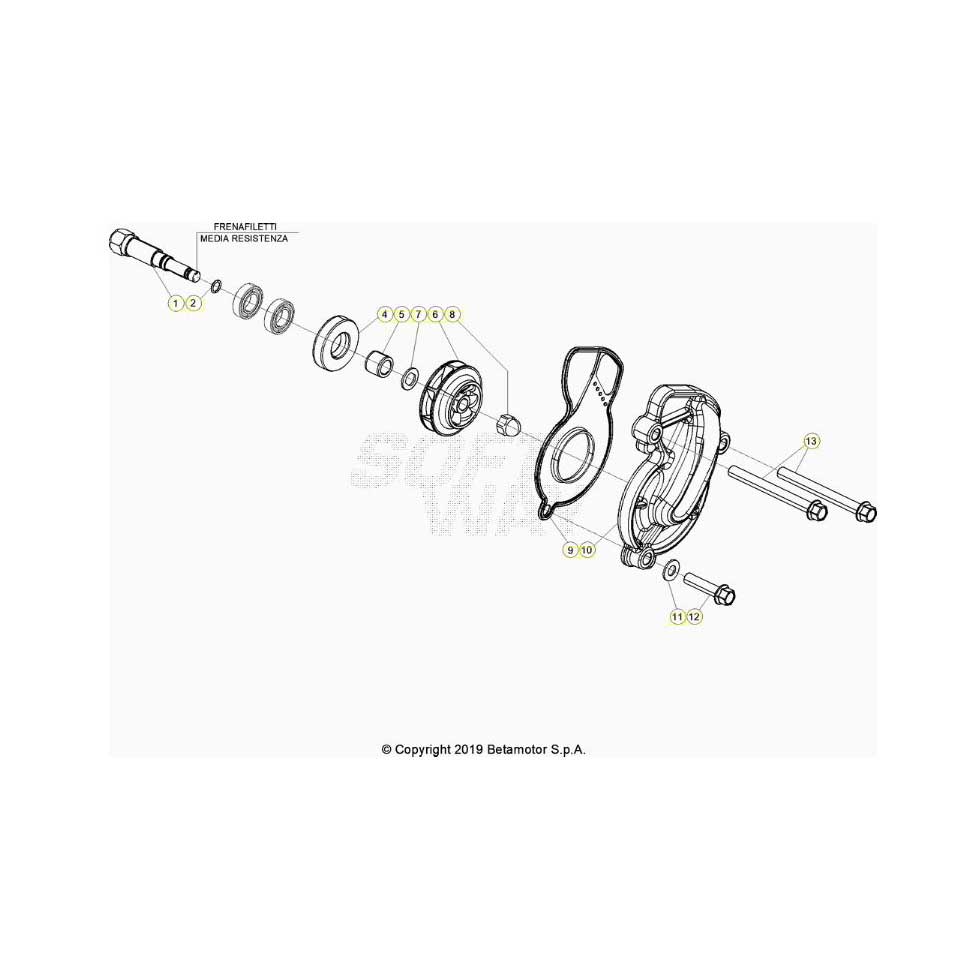 Beta RR430RC 21 4T Kühlsystem Ersatzteile Beta RR430RC 21 4T Kühlsystem Ersatzteile