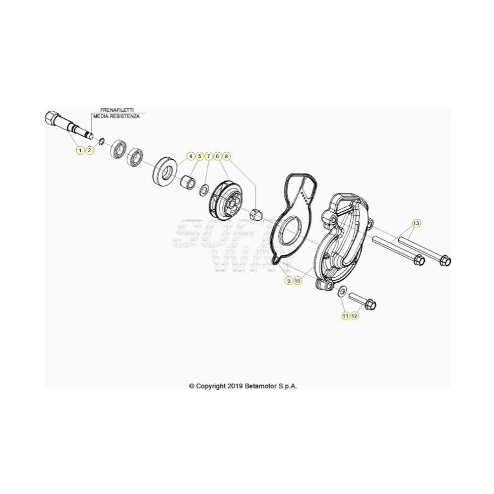 Beta RR430RC 20 4T Kühlsystem Ersatzteile Beta RR430RC 20 4T Kühlsystem Ersatzteile