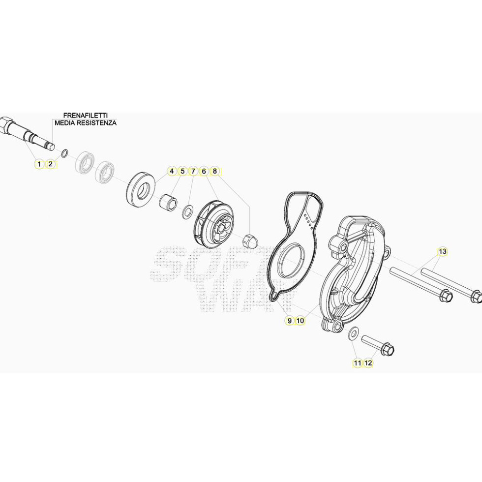 Beta RR480 21 Kühlsystem Ersatzteile