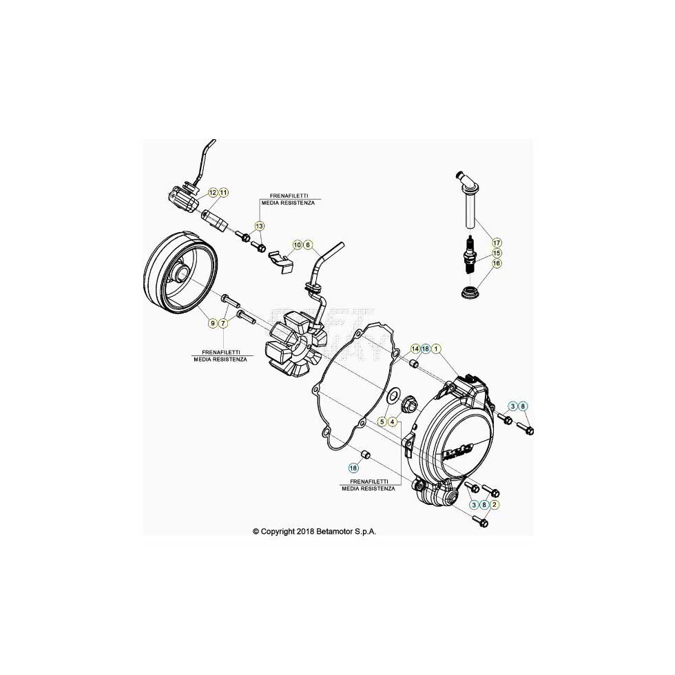 Beta RR125RC 23 Zündanlage Ersatzteile