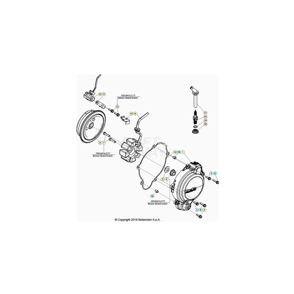 Beta RR200RC 22 Zündanlage Ersatzteile