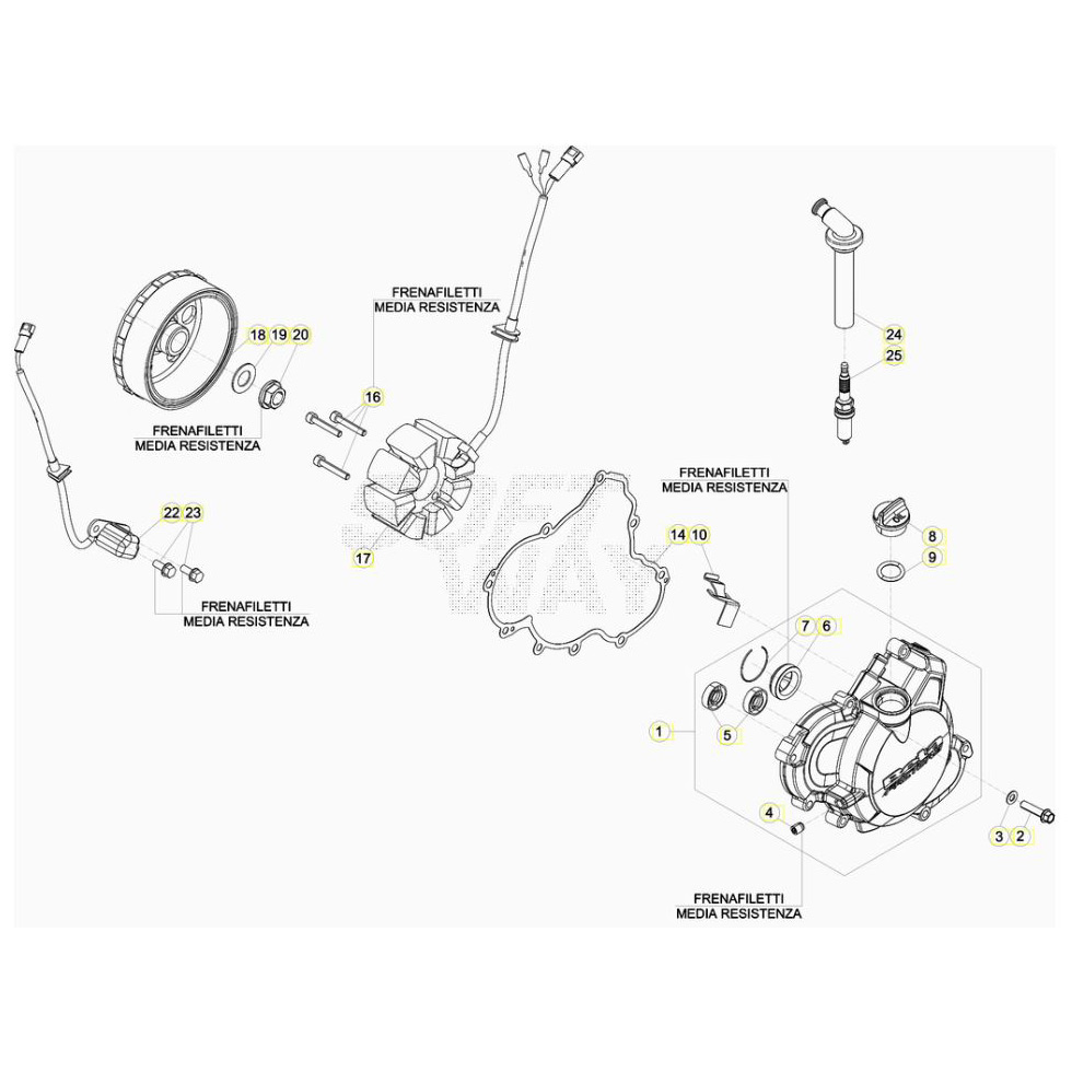 Beta RR480 21 Zündanlage Ersatzteile