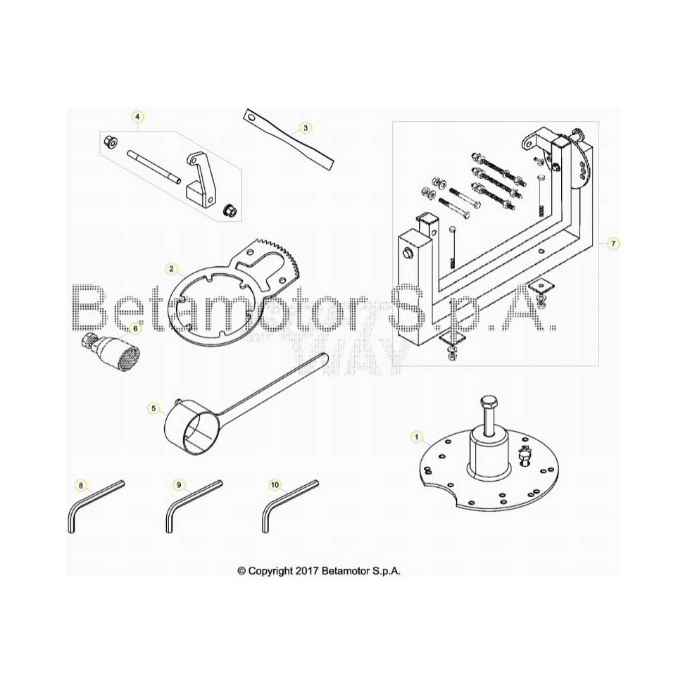 Beta RR250 19 Spezialwerkzeug Ersatzteile