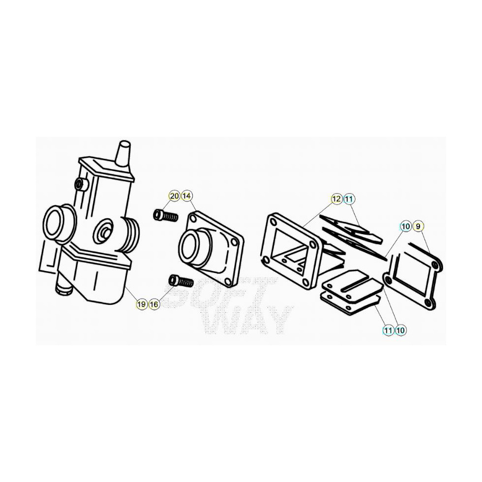 Beta EVO250 23 Vergaser 1 Ersatzteile Beta EVO250 23 Vergaser 1 Ersatzteile