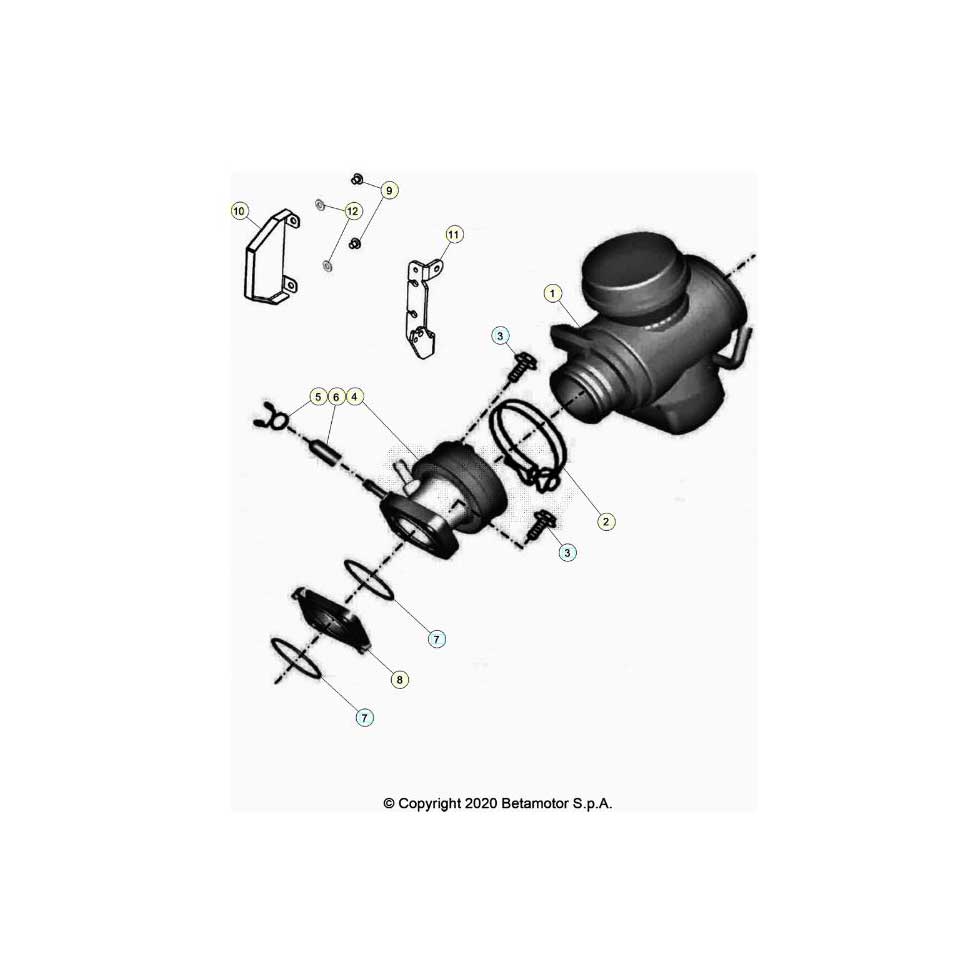 Beta RR125 LC 4T 20 Vergaser Ersatzteile