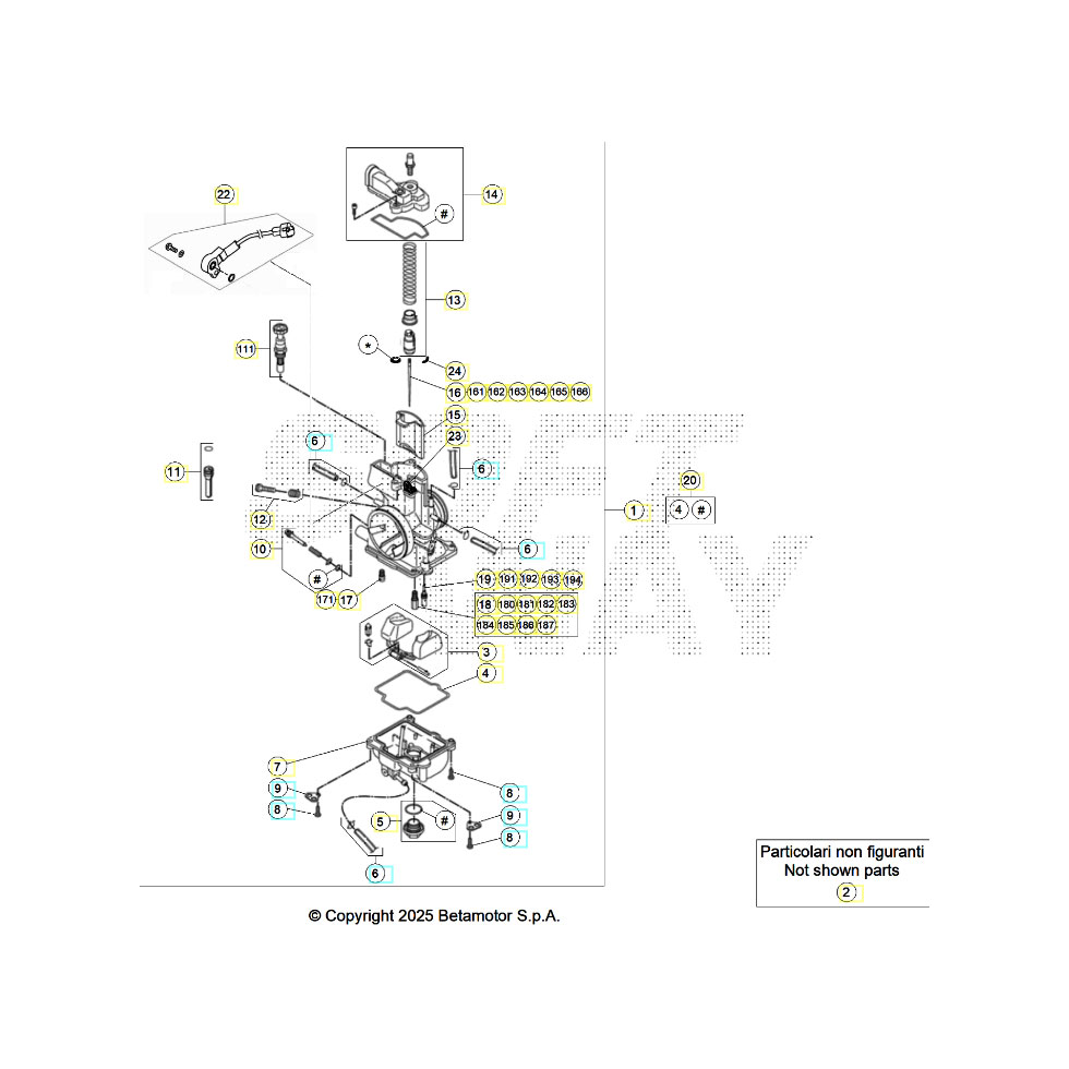 Beta RR200 26 Vergaser Ersatzteile Beta RR200 26 Vergaser Ersatzteile