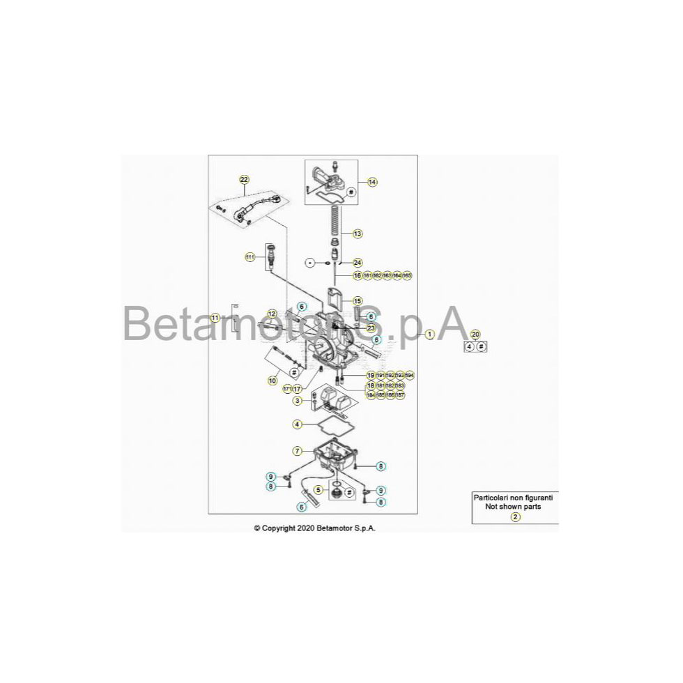 Beta RR200RC 23 Vergaser Ersatzteile