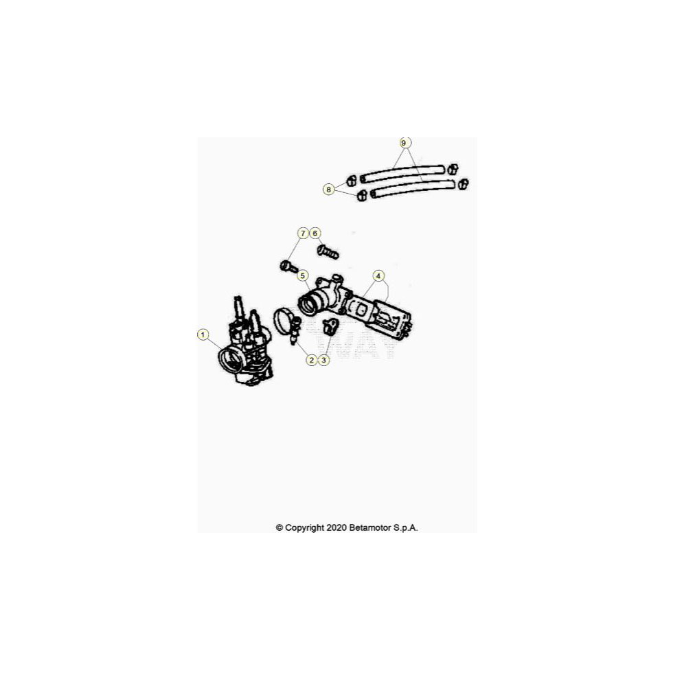 Beta RR50Sport 20 Vergaser Ersatzteile Beta RR50Sport 20 Vergaser Ersatzteile