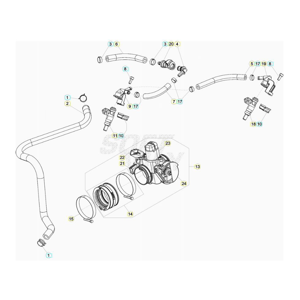 Beta RR390 20 Kraftstoffeinspritzung Ersatzteile