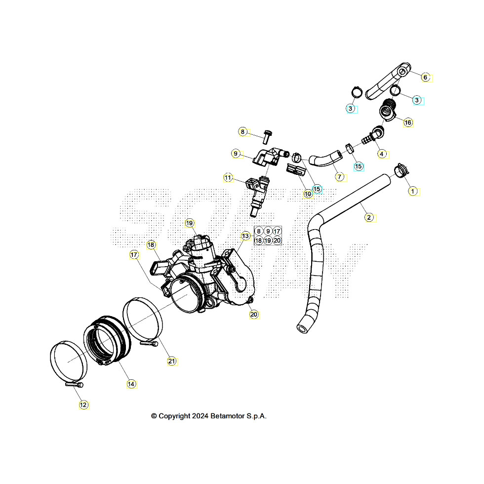 Beta RR300RC 23 Kraftstoffeinspritzung Ersatzteile