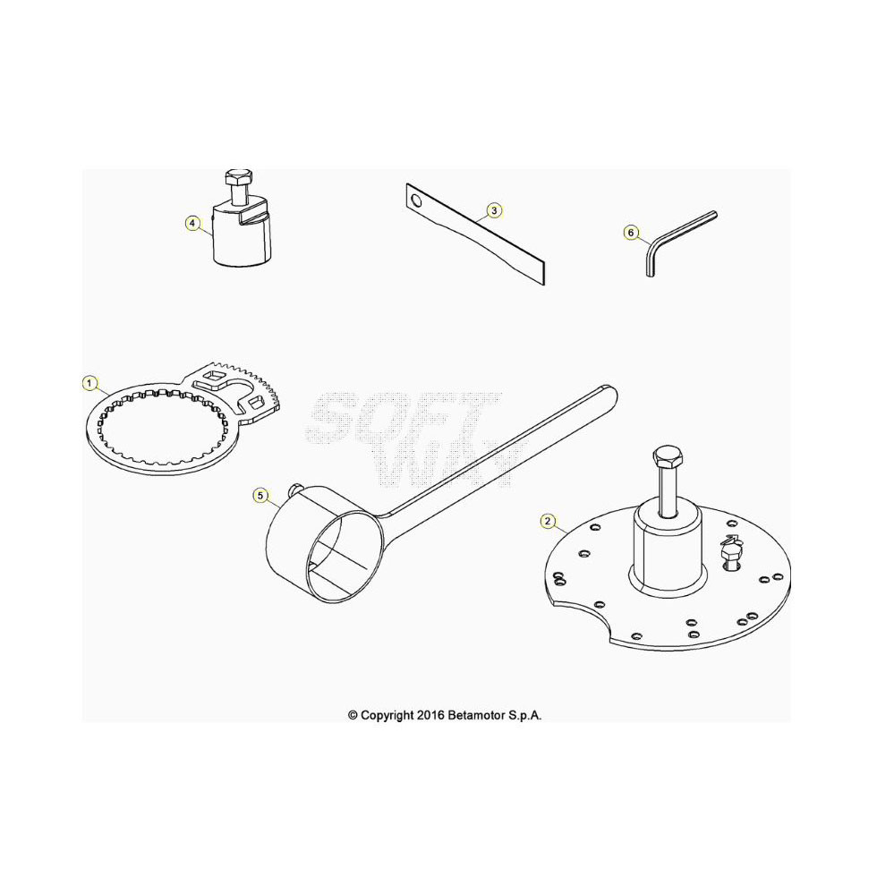 Beta  EVO250 Factory 20 Spezialwerkzeug Ersatzteile