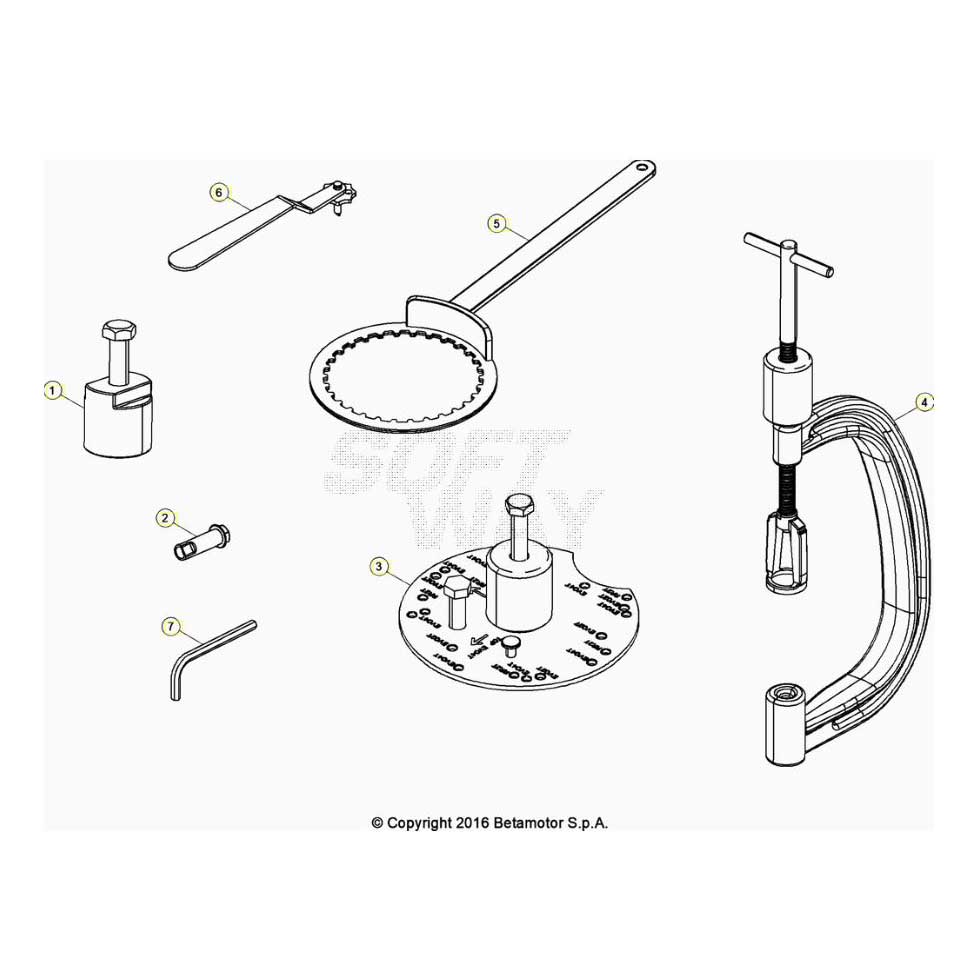 Beta EVO300 Factory 4T 20 Spezialwerkzeug Ersatzteile Beta EVO300 Factory 4T 20 Spezialwerkzeug Ersatzteile