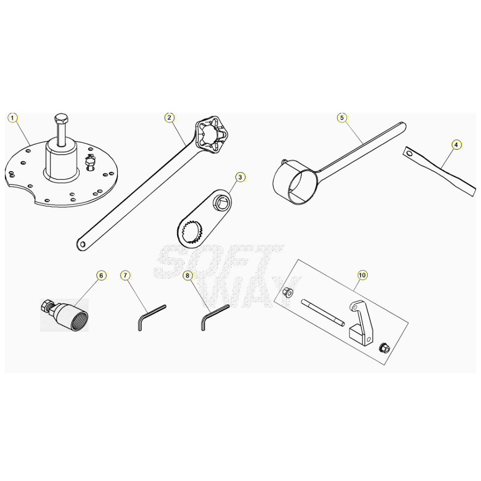 Beta RR125RC 23 Spezialwerkzeug Ersatzteile