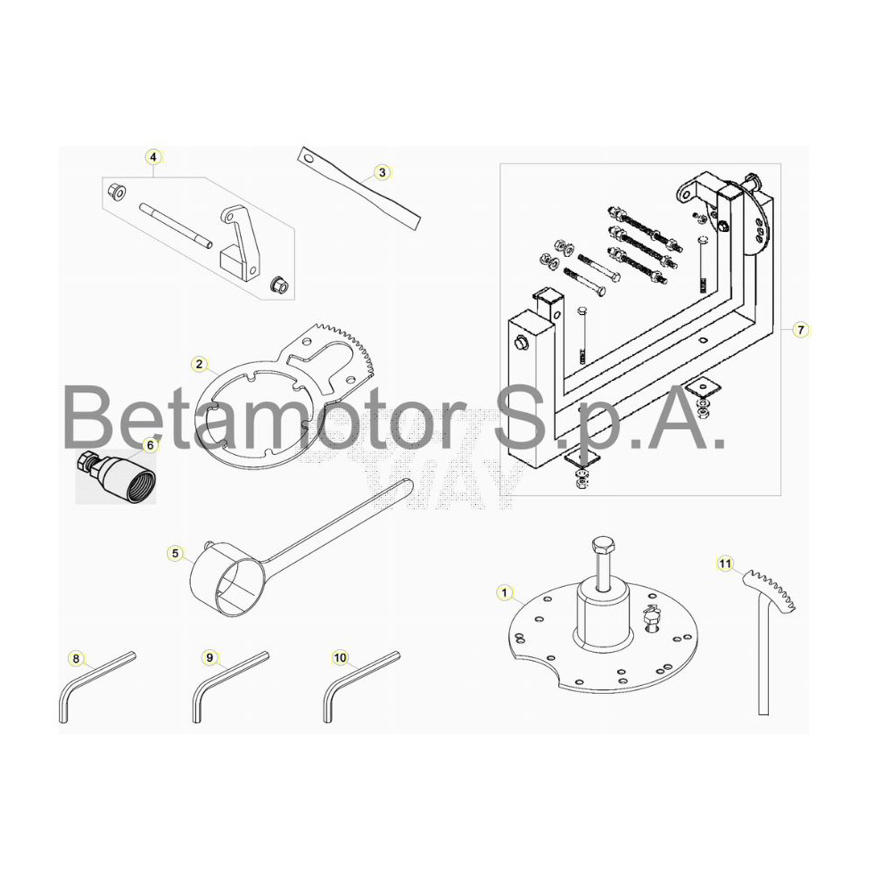 Beta RR250 20 Spezialwerkzeug Ersatzteile