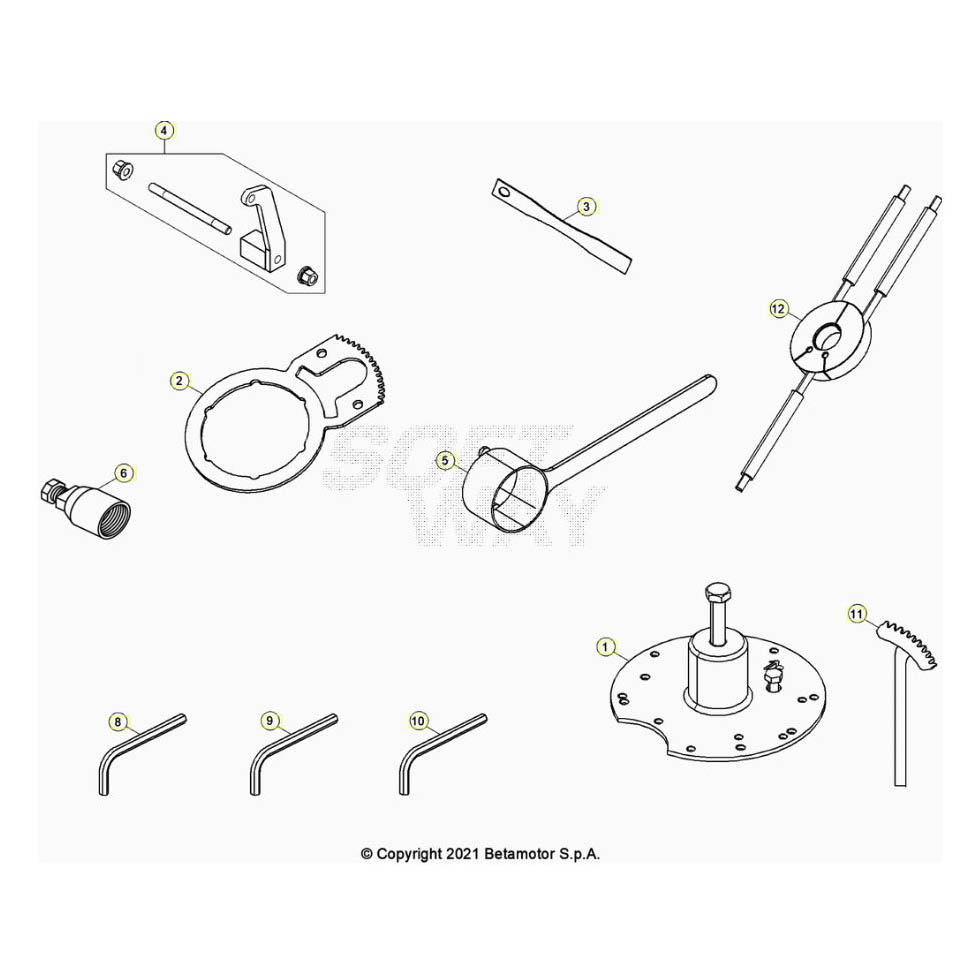 Beta RR250RC 24 Spezialwerkzeug Ersatzteile