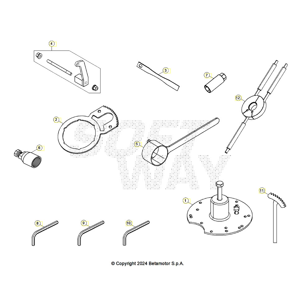 Beta RR300RC 25 Spezialwerkzeug Ersatzteile