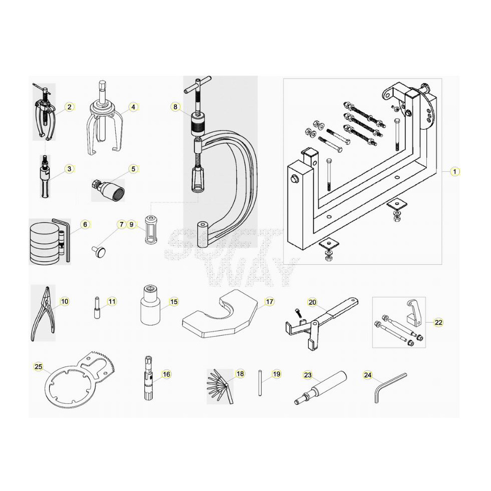 Beta RR390 20 Spezialwerkzeug Ersatzteile