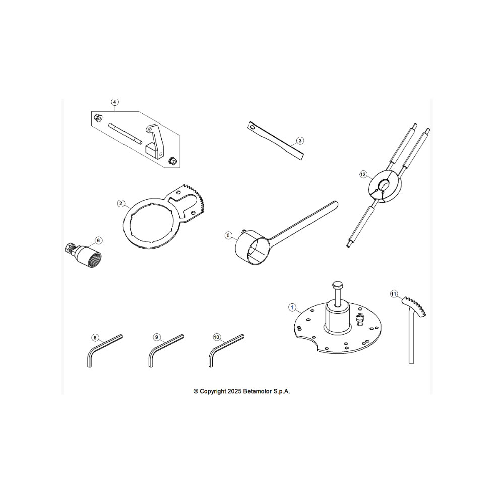 Beta RX350 26 Spezialwerkzeug Ersatzteile