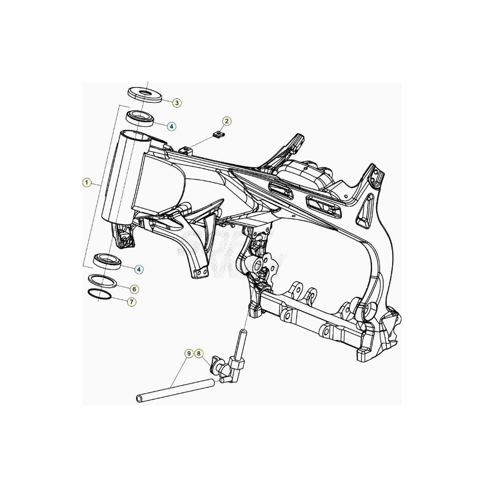 Beta EVO300 2T 20 Rahmen/Ausleger Ersatzteile