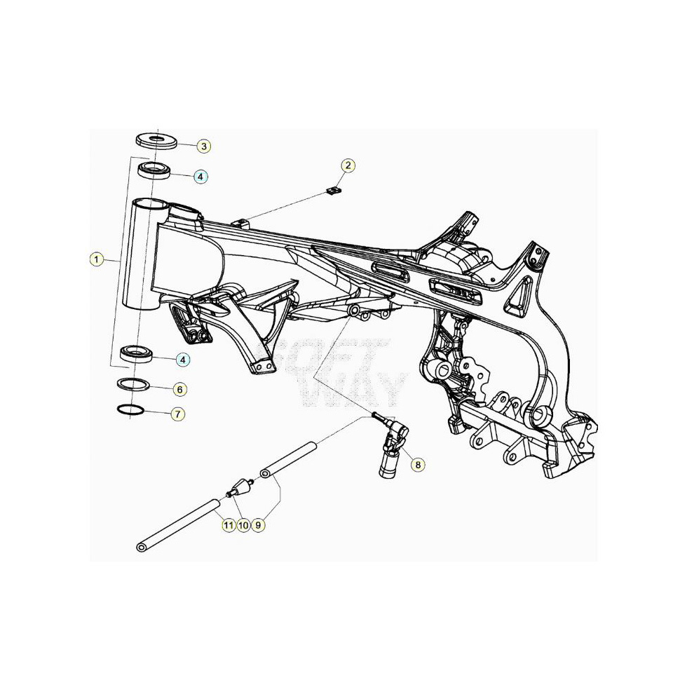 Beta EVO300 4T 20 Rahmen/Ausleger Ersatzteile