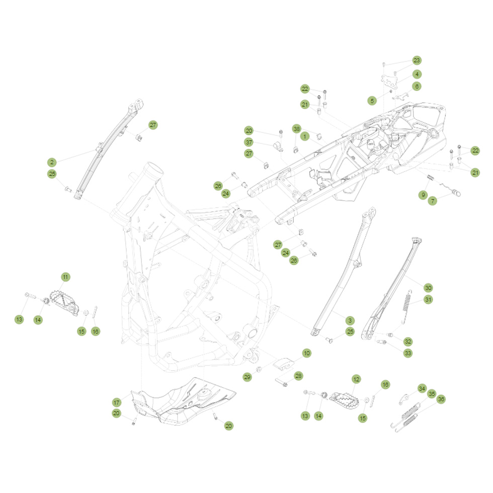 Beta RR250 16 Rahmen Zubehoer Ersatzteile Beta RR250 16 Rahmen Zubehoer Ersatzteile