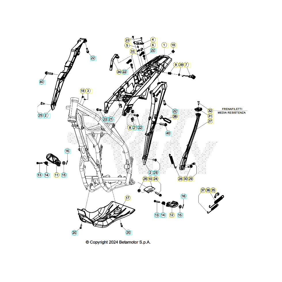 Beta Xtrainer250 25 Rahmen Zubehör Ersatzteile Beta Xtrainer250 25 Rahmen Zubehör Ersatzteile