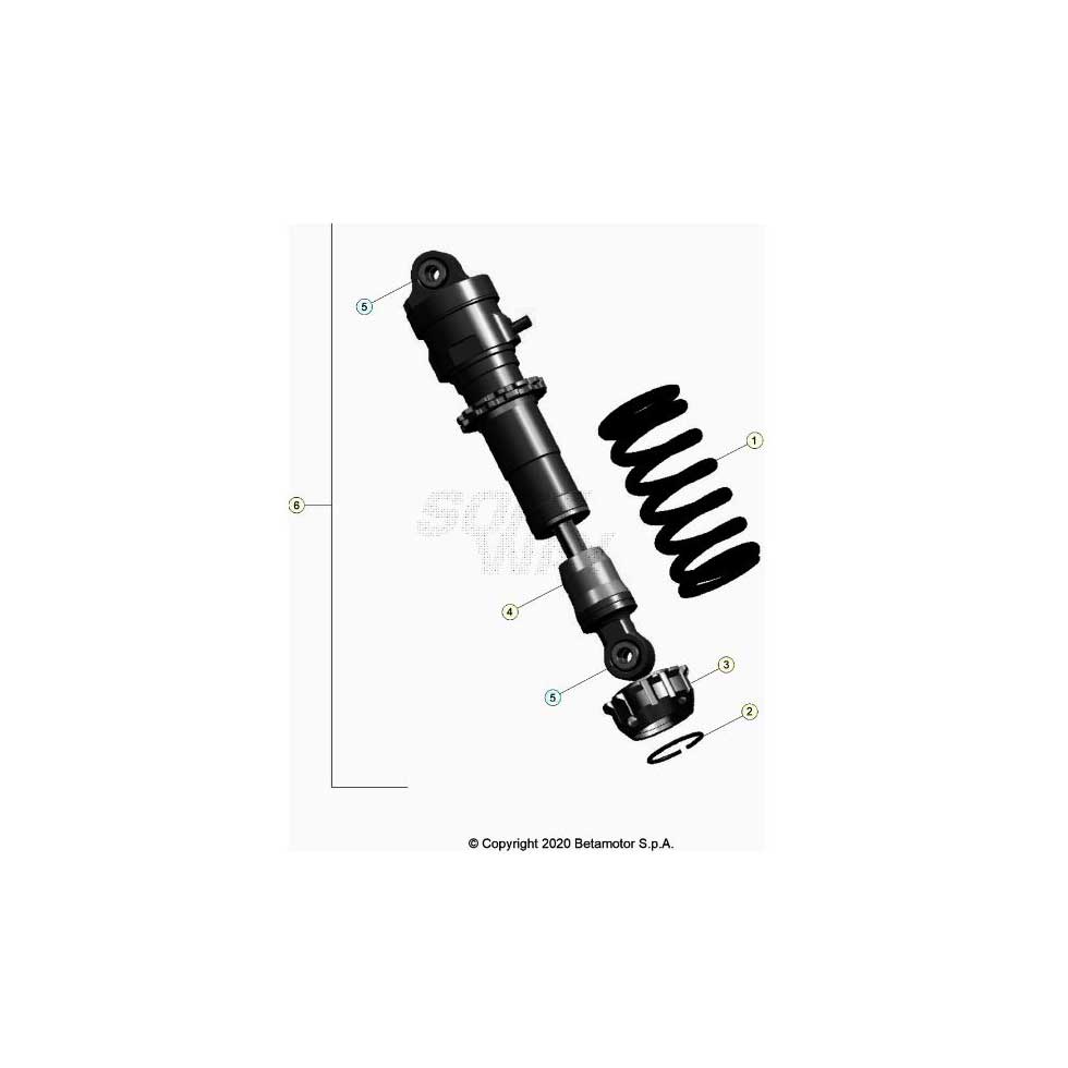 Beta EVO300 Factory 4T 20 Schwingarm/Federbein Ersatzteile