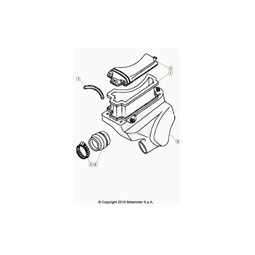Beta EVO80 Junior 22 Luftfilterkasten Ersatzteile Beta EVO80 Junior 22 Luftfilterkasten Ersatzteile