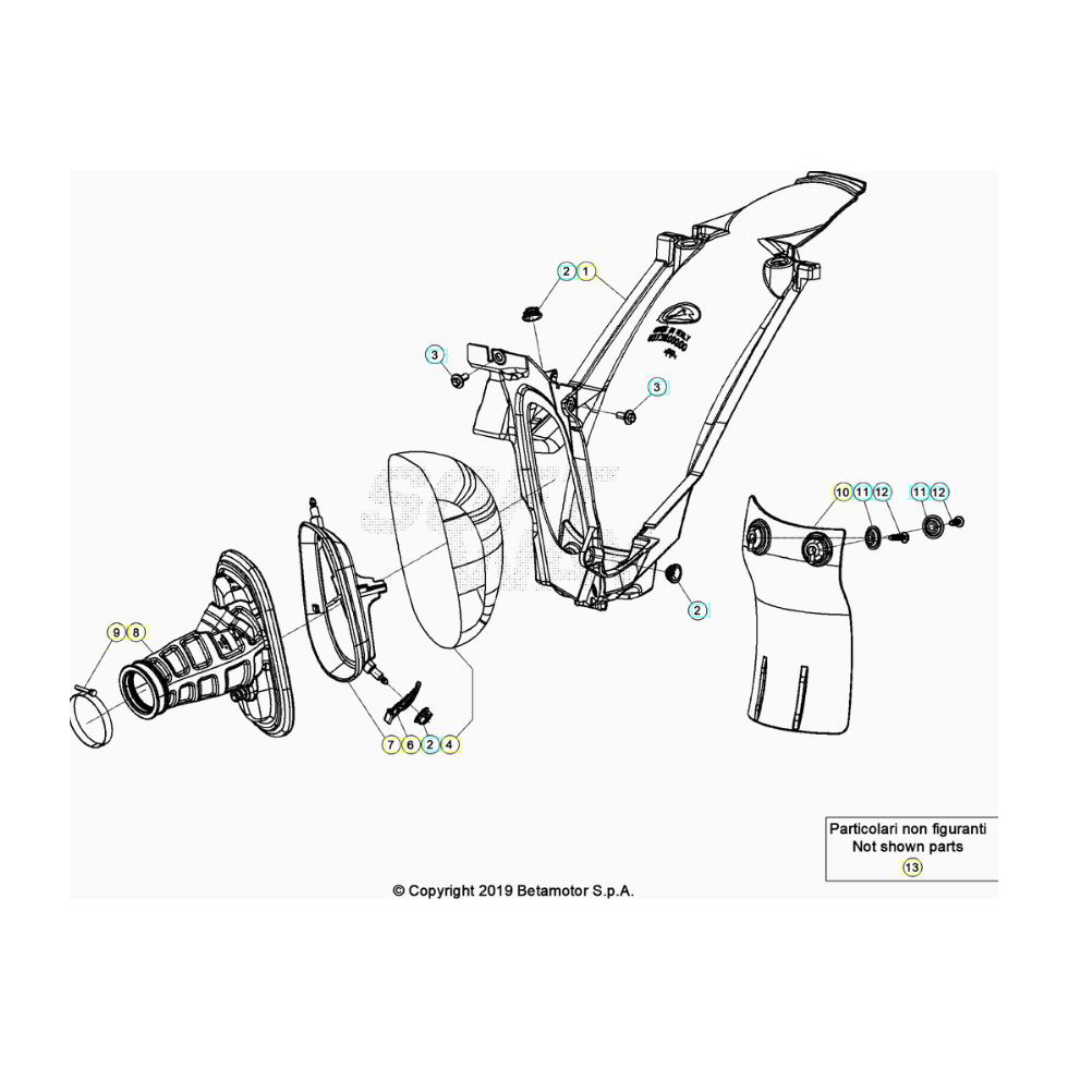 Beta RR125 26 Luftfilterkasten Ersatzteile