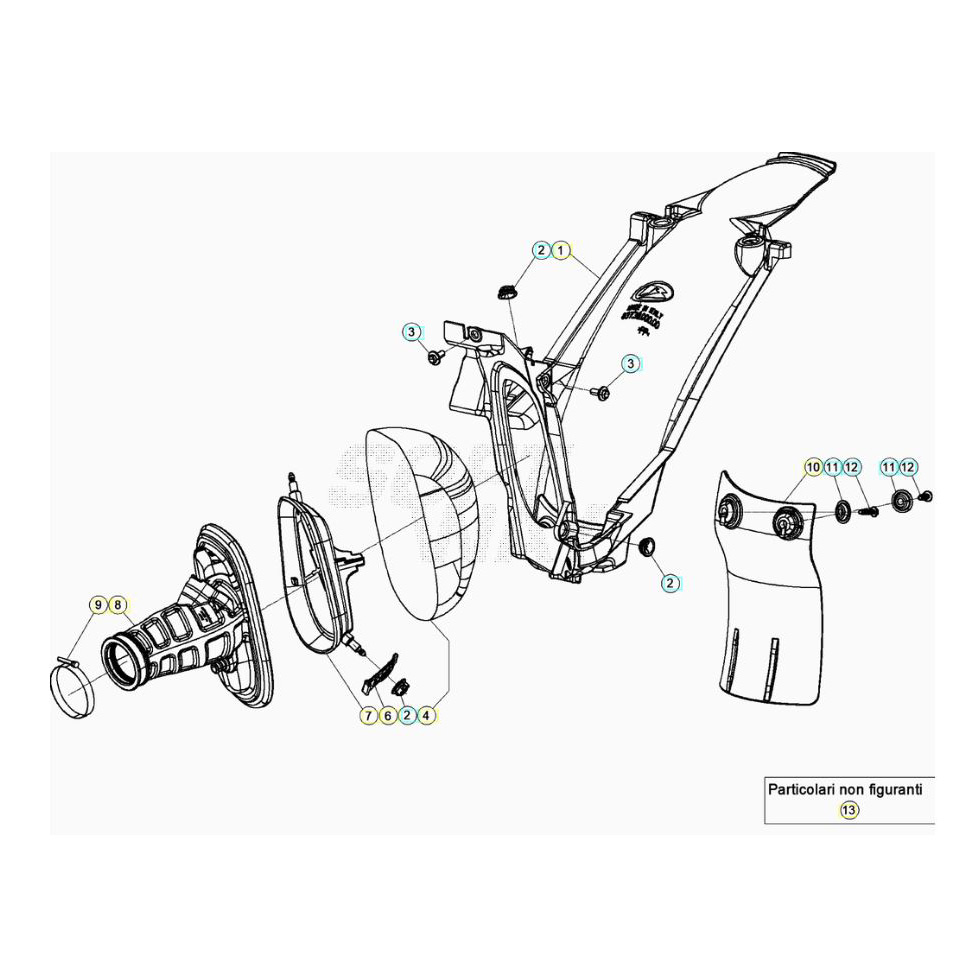 Beta RR125RC 23 Luftfilterkasten Ersatzteile